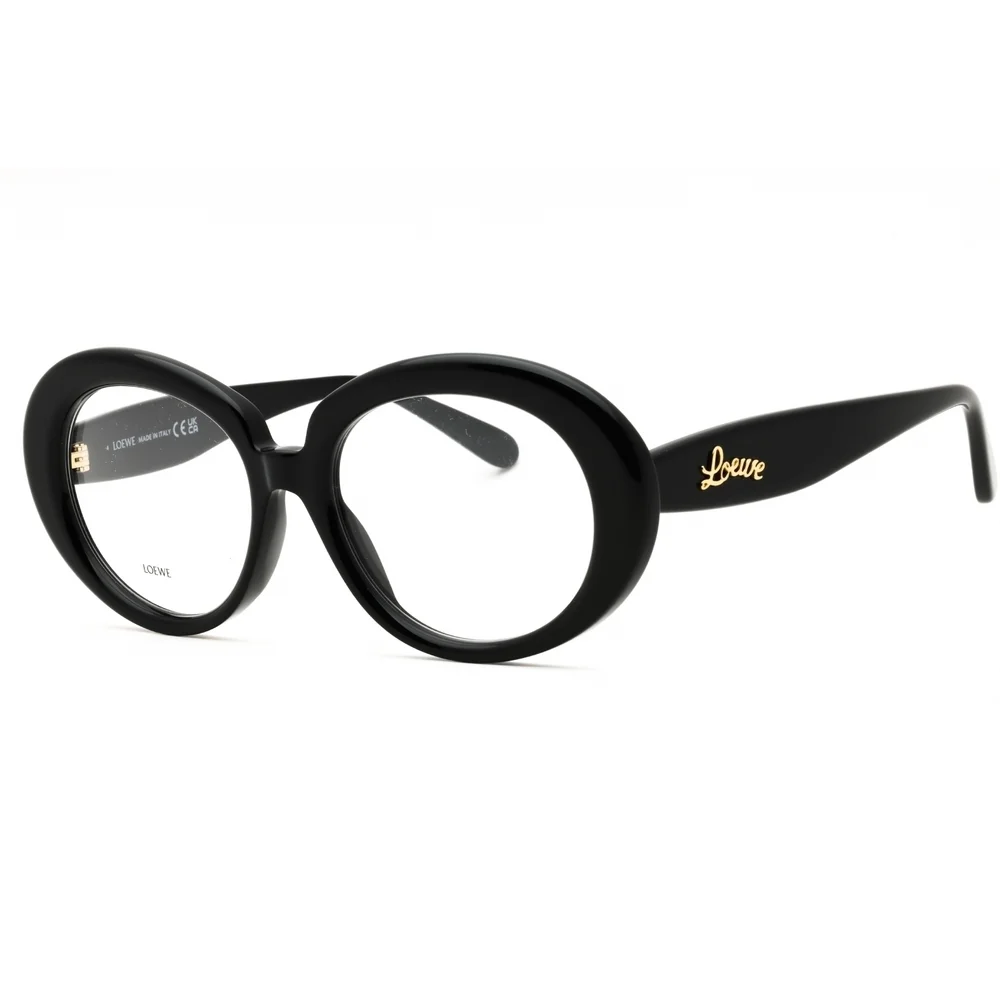 NWT Loewe LW50089I Black Oval 53mm Eyeglasses